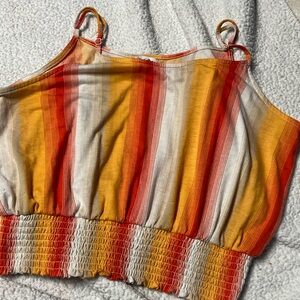 Women’s striped vacation blouse size XXL